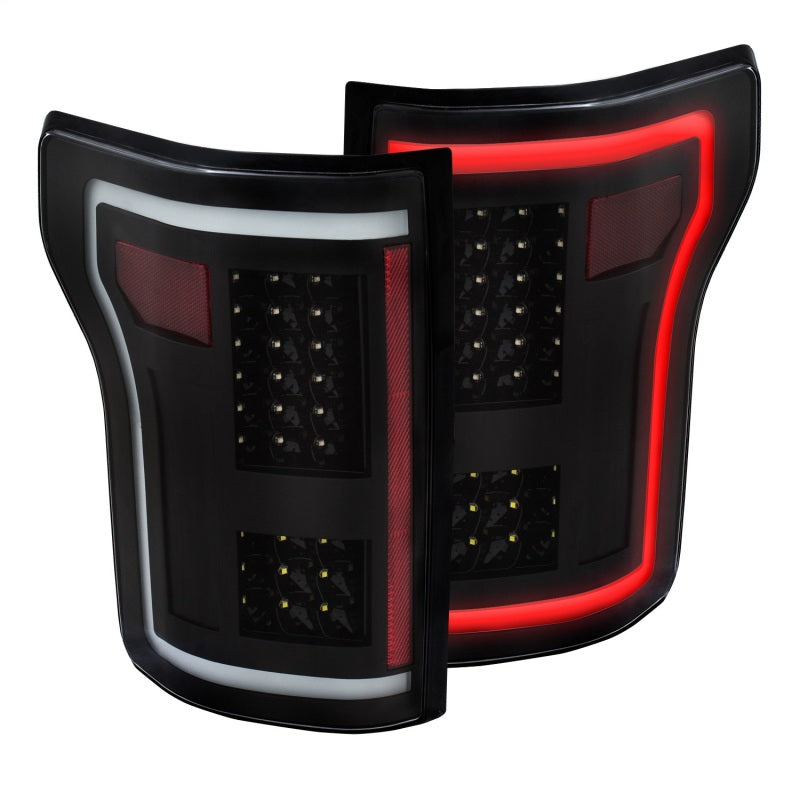 ANZO 2015-2017 Ford F-150 LED Taillights Black-SR1 Performance