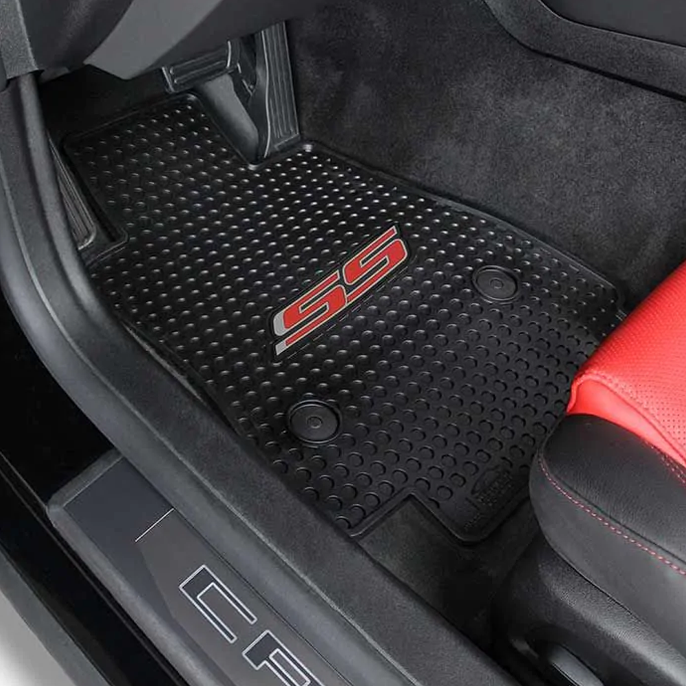Lloyd Mats Custom-Fit All-Weather Rubber Camaro 6th Generation Floor Mats with SS Logo