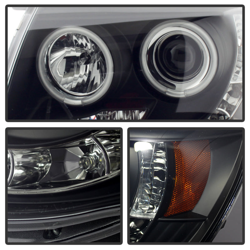 Spyder Toyota Tacoma 05-11 Projector Headlights CCFL Halo LED Blk Smke PRO-YD-TT05-CCFL-BSM-SR1 Performance