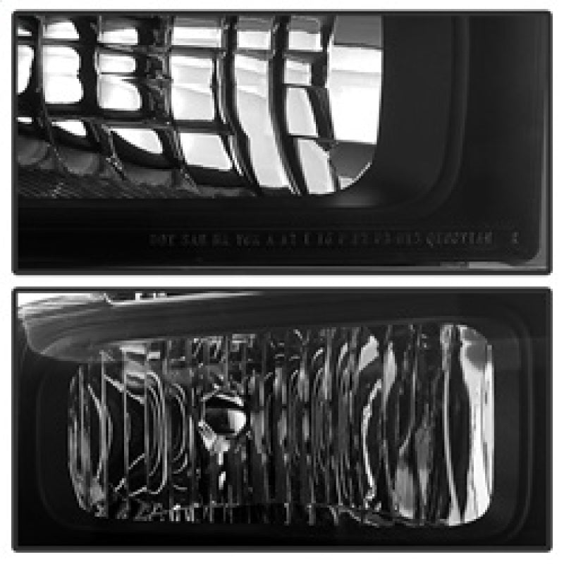 Xtune Ford F250/350/450 Super Duty 05-07 Crystal Headlights Black Smoked HD-JH-FS05-AM-BSM-SR1 Performance