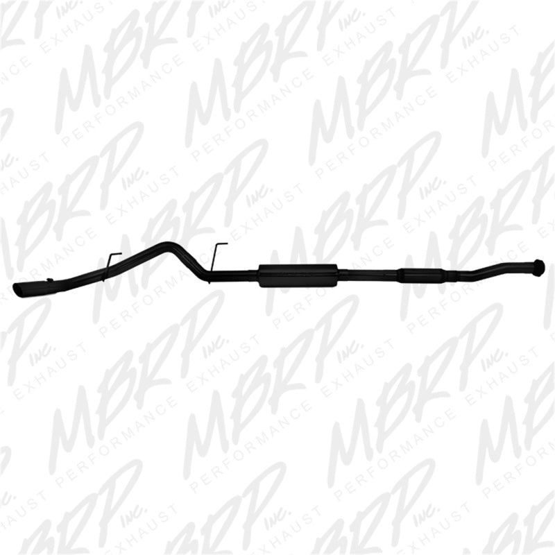 MBRP 11-14 Ford F150 3in Cat Back Single Side Exit Black Coated Exhaust System-SR1 Performance