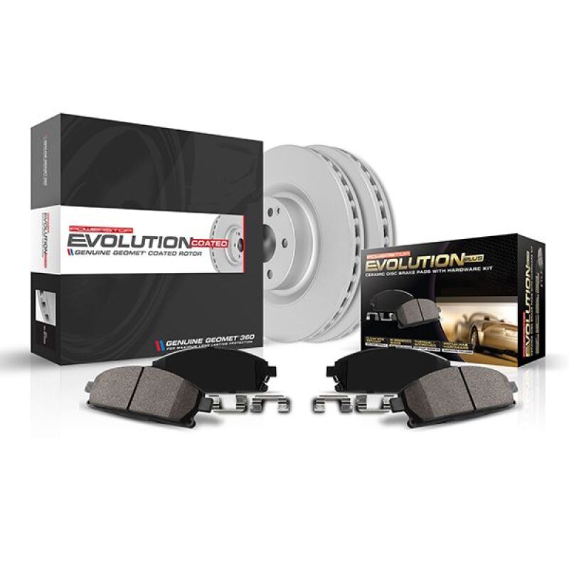 PowerStop 21-24 Ford Bronco Geomet Z17 Evolution Coated Brake Rotor Kit-SR1 Performance