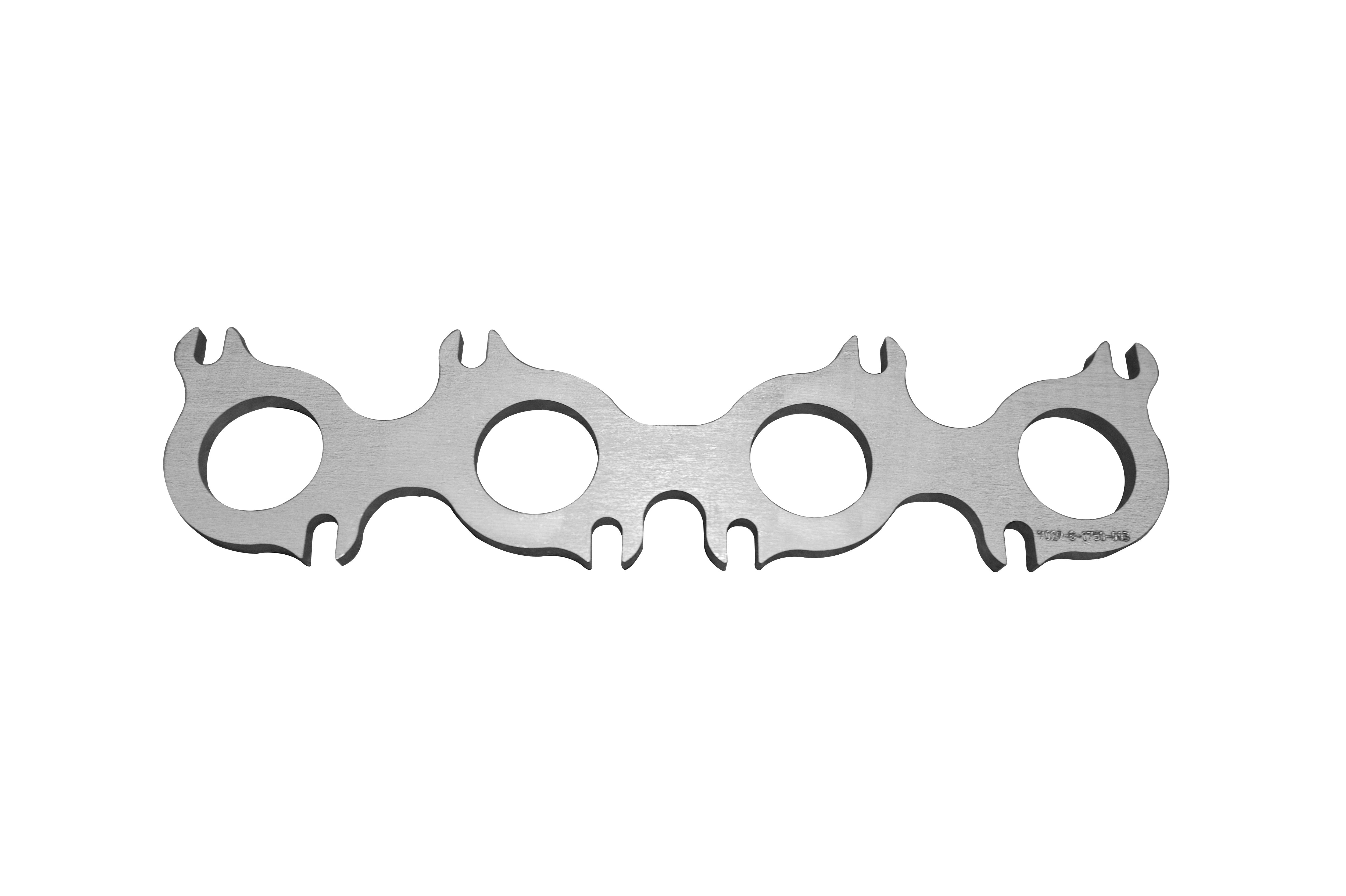 Ford 5.0L Coyote Header Flange. 3/8" Thick SS. Ports for 1-3/4" Primaries.