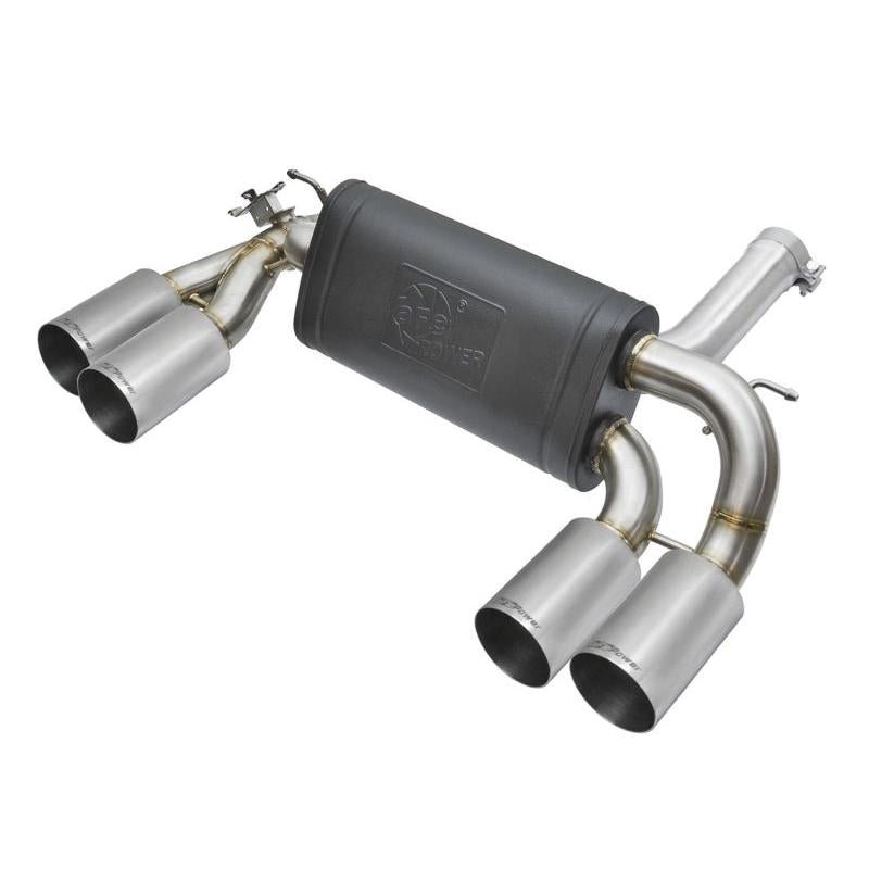 aFe MACHForce XP 3in - 2 1/2in Axle Back 304SS Exhaust w/ Polished Tips 16-17 BMW M2 (f87)-SR1 Performance