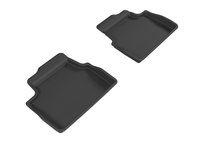 3D MAXpider 2014-2019 Mini Hardtop 4-Door Kagu 2nd Row Floormats - Black-SR1 Performance