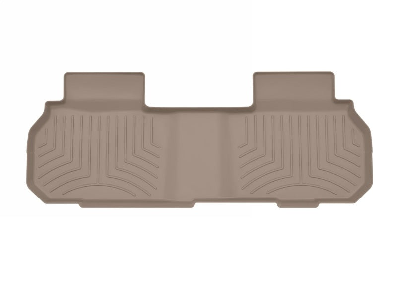 WeatherTech FloorLiner HP Rear for 2024-2025 GMC Acadia (Incl. Denali) Tan - Custom Fit, High-Performance Footwell Protection