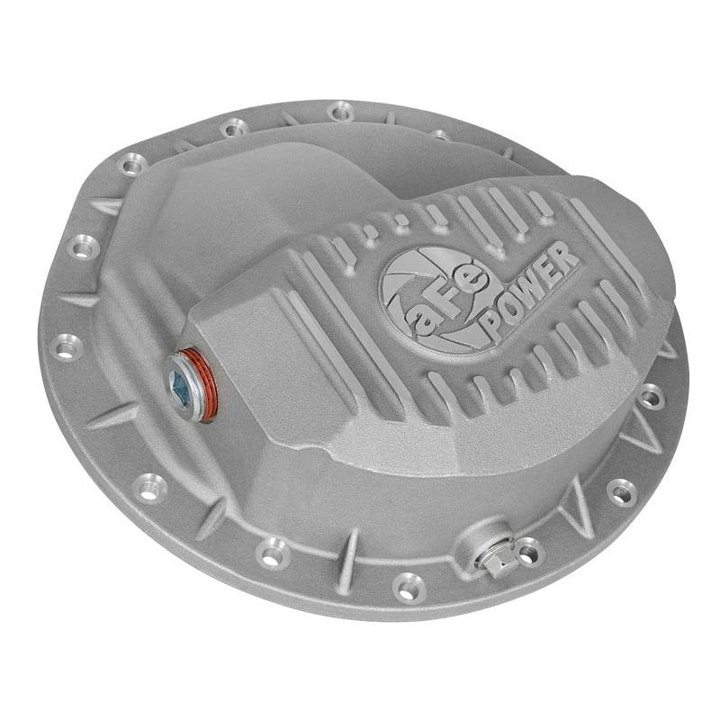 afe Front Differential Cover (Raw; Street Series); Dodge Diesel Trucks 03-12 L6-5.9/6.7L (td)-SR1 Performance