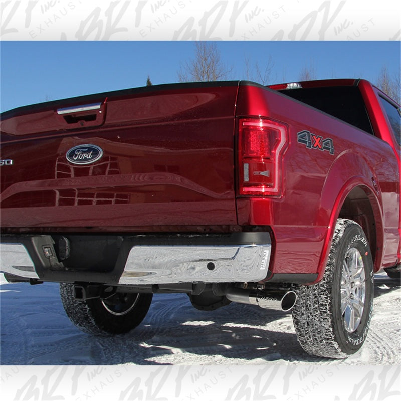 MBRP 2015 Ford F-150 2.7L / 3.5L EcoBoost 3in Cat Back Single Side Alum Exhaust System-SR1 Performance