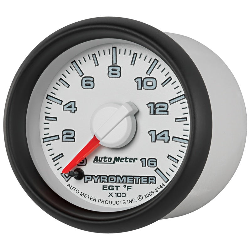 Autometer Factory Match 52.4mm Full Sweep Electronic 0-1600 Deg F EGT/Pyrometer Gauge-SR1 Performance