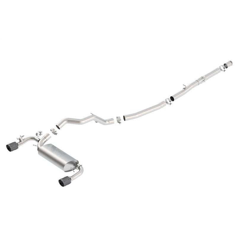 Borla 16-17 Focus RS Turbocharged 2.3L Single Split Exit ATAK Catback Exhaust-SR1 Performance