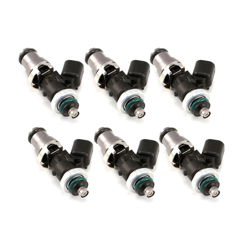 Injector Dynamics 1340cc Injectors-48mm Length-14mm Grey Top-14mm L O-Ring(R35 Low Spacer)(Set of 6)-SR1 Performance