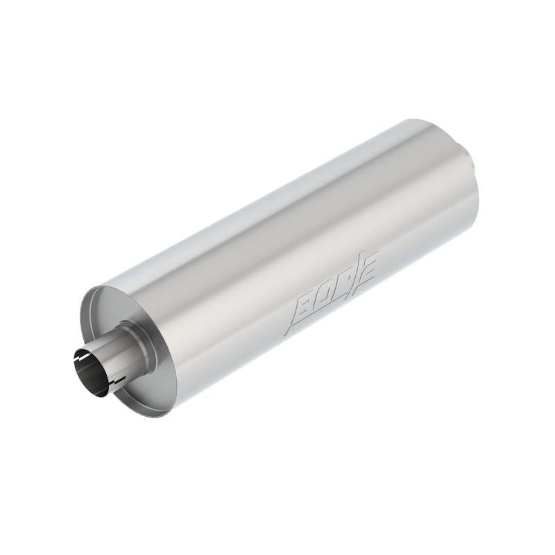 Borla 2.75in In/Out 7.75in Diameter x 24in L Universal Muffler - Heavy Duty Truck Applications-SR1 Performance