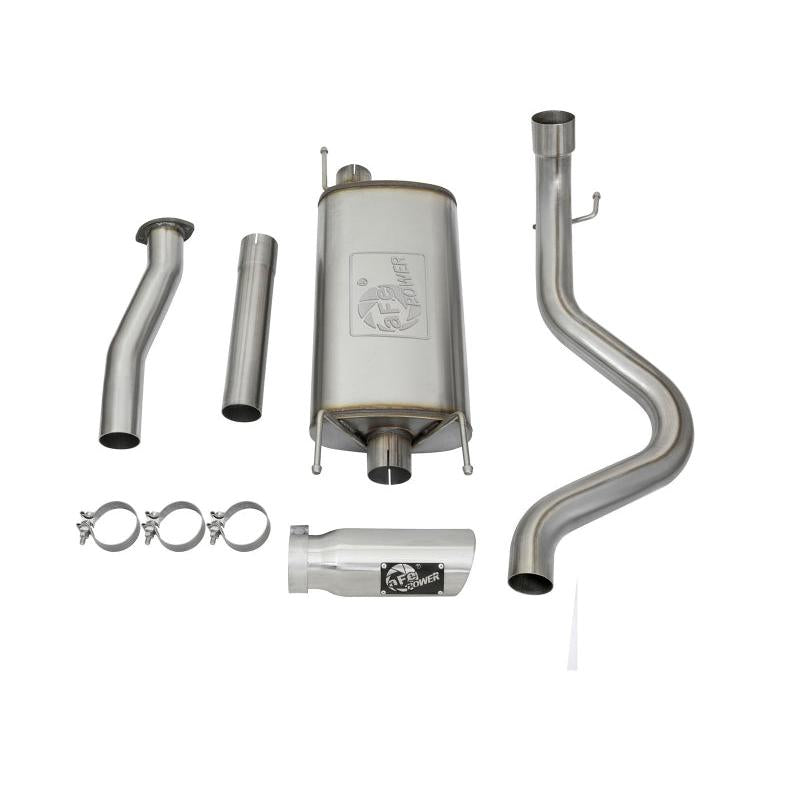 aFe MACHForce XP Cat-Back SS Exhaust w/ Polished Tips 16 Toyota Tacoma V6-3.5L-SR1 Performance