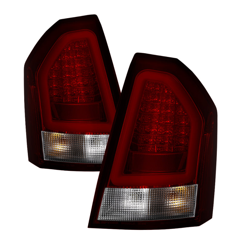 Spyder Chrysler 300C 08-10 V2 Light Bar LED Tail Lights - Red Clear ALT-YD-C308V2-LED-RC-SR1 Performance