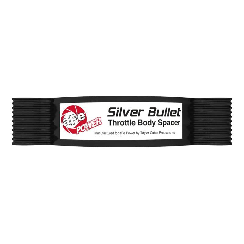 aFe 2020 Vette C8 Silver Bullet Aluminum Throttle Body Spacer / Works With aFe Intake Only - Black-SR1 Performance