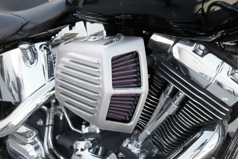 K&N Street Metal Intake System - Shaker Touring 2017 Silver Intake System-Harley Davidson-SR1 Performance