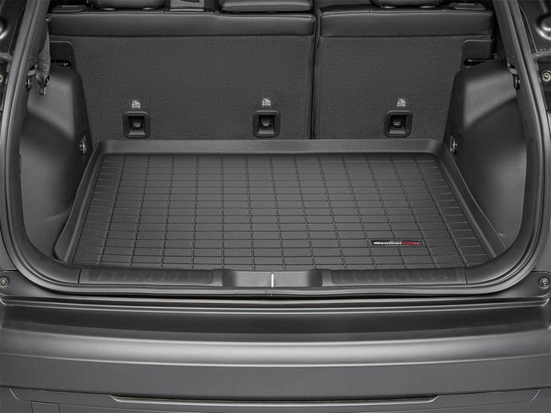 WeatherTech 2019+ Jeep Cherokee Behind 2nd Row Cargo Liner in Black – Custom Fit, Durable TPO Material, Raised Lip, Textured Finish for Spill and Dirt Protection