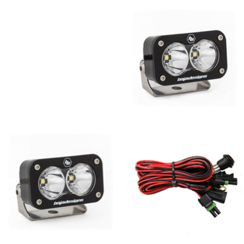 Baja Designs S2 Pro Series LED Light Pods Spot Pattern - Pair-SR1 Performance