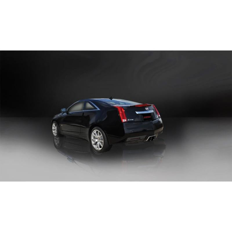 Corsa 2011-2015 Cadillac CTS Coupe V 6.2L V8 Black Sport Axle-Back Exhaust-SR1 Performance