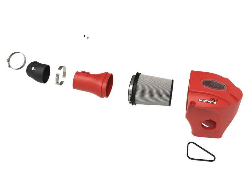 aFe Momentum GT Limited Edition Cold Air Intake 15-16 Dodge Challenger/Charger SRT Hellcat - Red-SR1 Performance