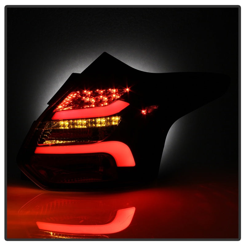 Spyder 12-14 Ford Focus 5DR LED Tail Lights - Black (ALT-YD-FF12-LED-BK)-SR1 Performance