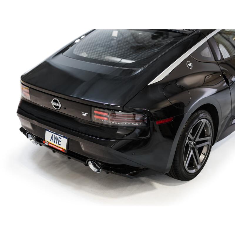 AWE 2023 Nissan Z RZ34 RWD Track Edition Catback Exhaust System w/ Chrome Silver Tips-SR1 Performance