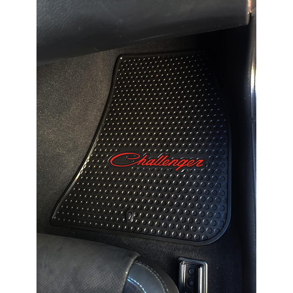Lloyd Mats Custom-Fit All-Weather Signature Rubber Floor Mats for Dodge Challenger RWD 2011-2023