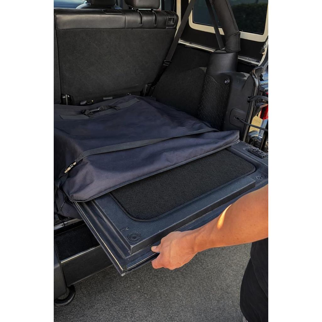 Jeep Freedom Top Hardtop Panel Storage Bag for 2007-2025 Wrangler JK JKU JL JLU and Gladiator JT - Padded Protective Carry Case 2-Door and 4-Door Sport, Sahara, Rubicon, Unlimited models