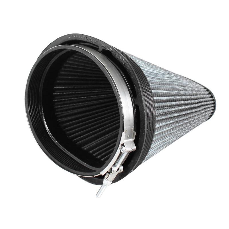 aFe Magnum FLOW Air Filter Pro DRY S (7-3/4x5-3/4in) F x (9x7in) B x (6x2-3/4in) T x (9-1/2in) H-SR1 Performance