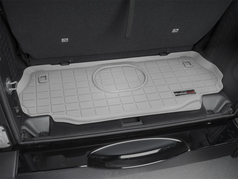 WeatherTech 15-16 Jeep Wrangler Cargo Liners - Grey for Complete Trunk Protection