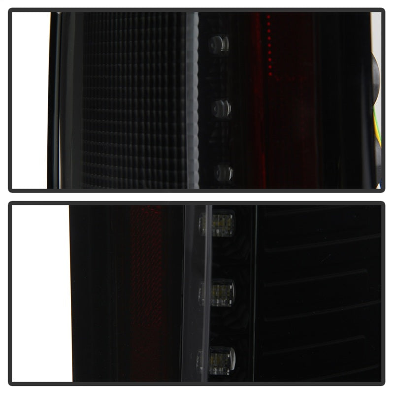 Spyder 15-17 Ford F-150 LED Tail Lights (w/Blind Spot) - Black Smoke (ALT-YD-FF15015BS-LBLED-BSM)-SR1 Performance