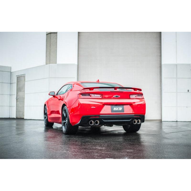 Borla 16 Chevy Camaro SS 6.2L w/ Dual NPP Atak Quad RD RL Tips Dual Exit Rear Section Exhaust-SR1 Performance