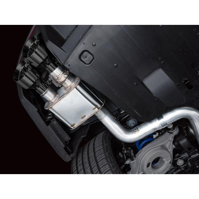 AWE 2024 Ford Mustang Dark Horse S650 RWD SwitchPath Catback Exhaust w/ Quad Diamond Black Tips-SR1 Performance