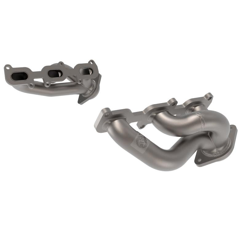 aFe Twisted Steel Shorty Header 11-17 Ford Mustang V6-3.7L - Titanium Coat Finish-SR1 Performance