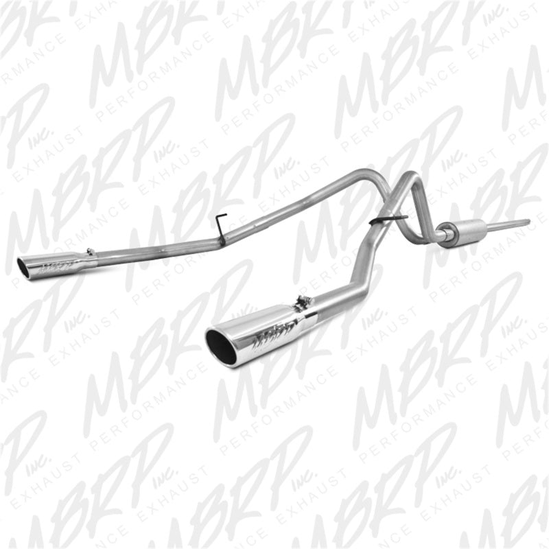 MBRP 2004-2008 Ford F150 4.6/5.4L EC/CC-SB Cat Back Dual Split Rear-SR1 Performance