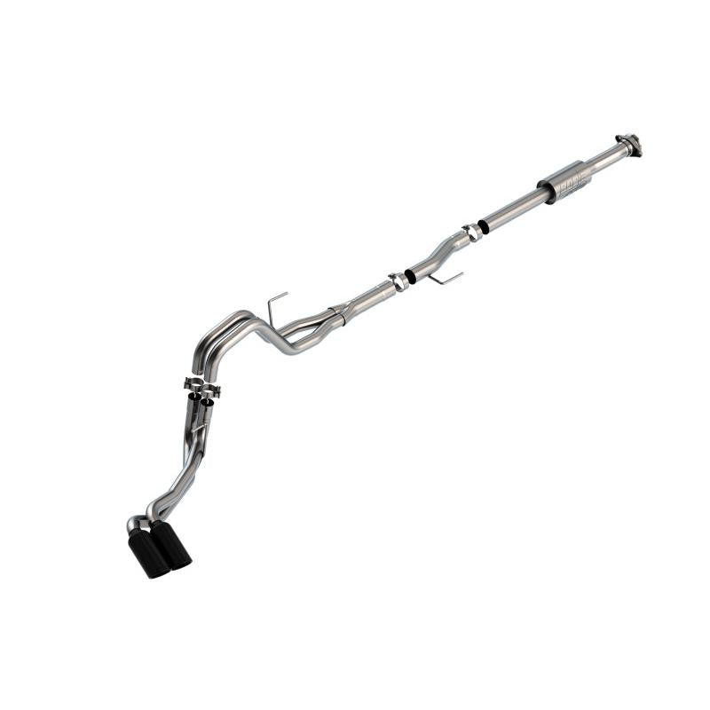 Borla F-150 2021 2.7L/3.5L 4dr CC SB EC STB Lari/King R/Plinum/LTD 3/2.25 DSE CB AK BLK CHR Tips-SR1 Performance