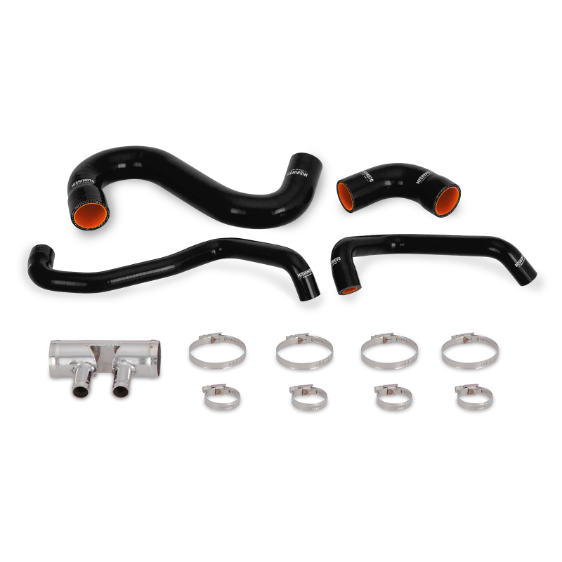Mishimoto 2015+ Ford Mustang GT Silicone Lower Radiator Hose - Black-SR1 Performance