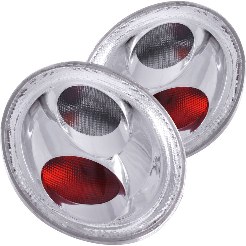 ANZO 1998-2005 Volkswagen Beetle Taillights Chrome-SR1 Performance