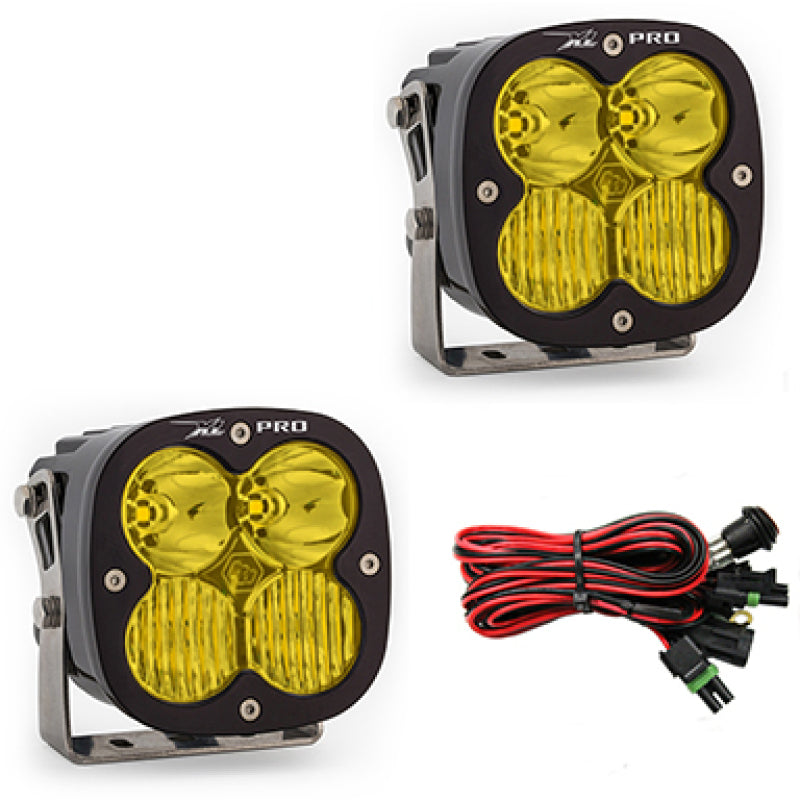 Baja Designs XL Pro Series Driving Combo Pattern Pair LED Light Pods - Amber-SR1 Performance