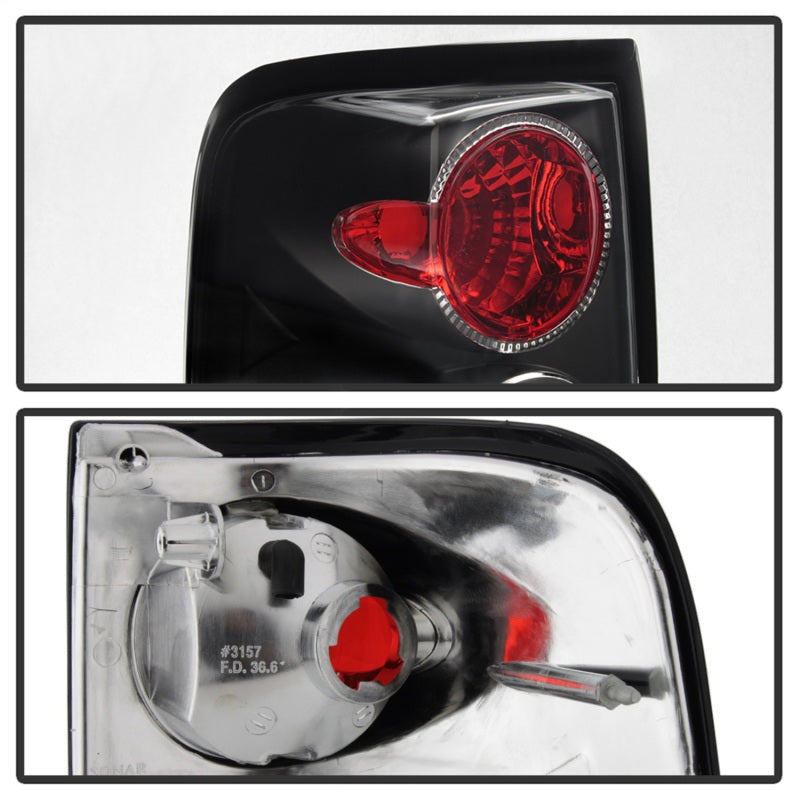 Spyder Ford F150 side 04-08 (Not Fit Heritage & SVT)Euro Tail Lights Blk ALT-YD-FF15004-BK-SR1 Performance