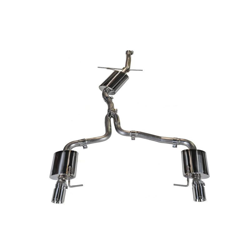 AWE Tuning Audi B8.5 All Road Touring Edition Exhaust - Dual Outlet Polished Silver Tips-SR1 Performance