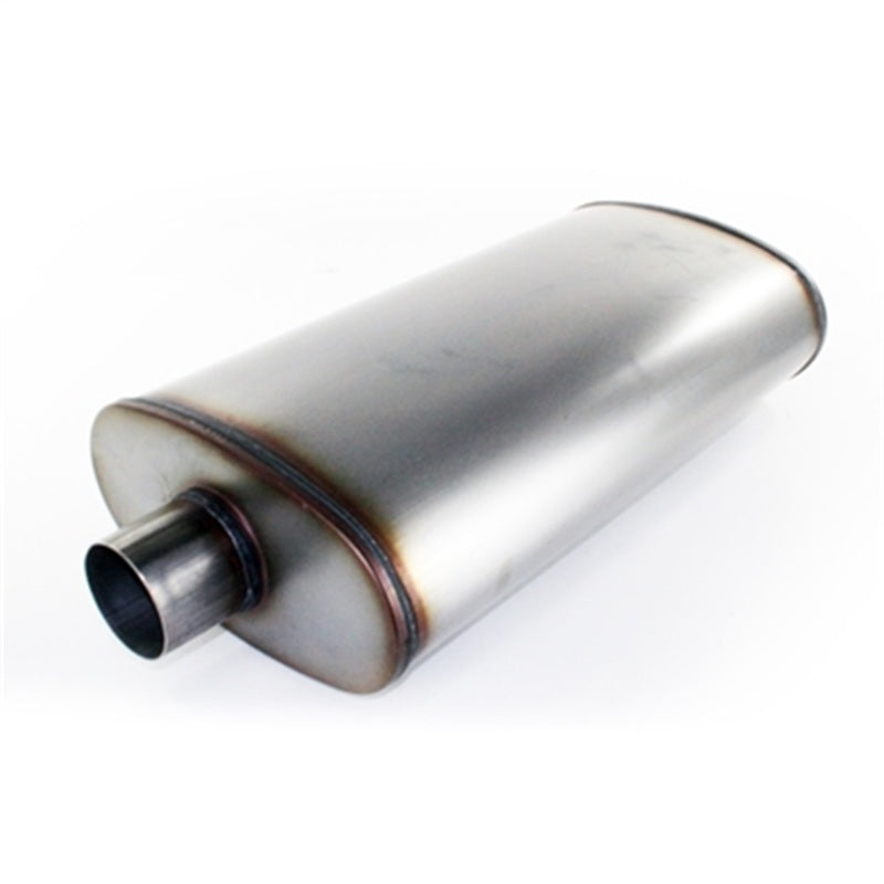 aFe MACHForce XP Exhausts Mufflers SS-409 EXH Muffler 3In/Out 5x11 Body Brushed-SR1 Performance