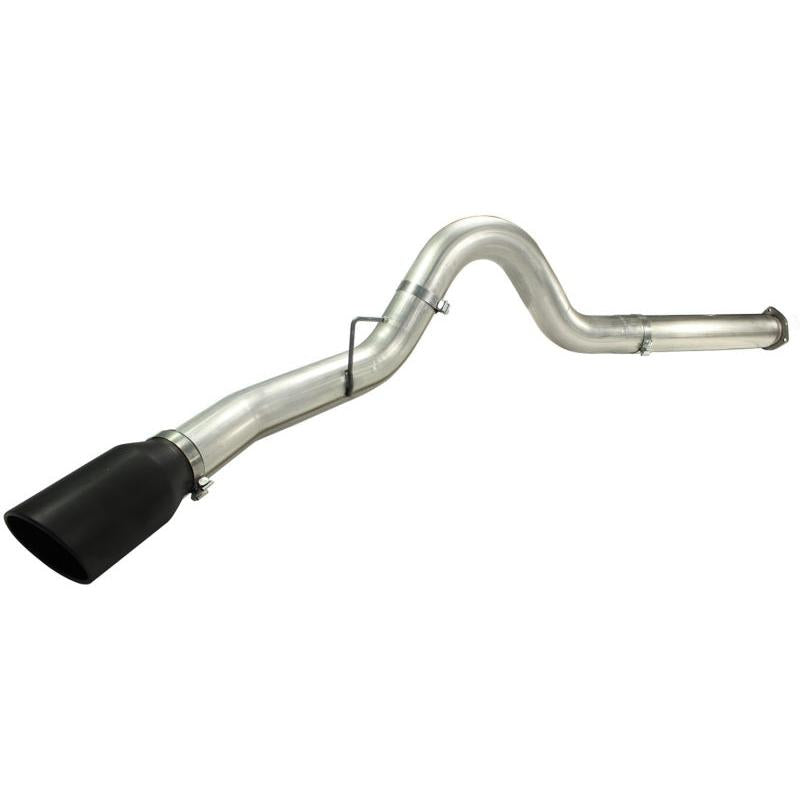 aFe MACHForce XP 5in DPF-Back Stainless Steel Exhaust , Blk,Ford Diesel Trucks 11-14 V8-6.7L td-SR1 Performance
