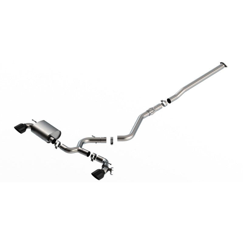 Borla 22-23 Hyundai Kona N 2.0L 4 CYL. Turbo AT/MT ATAK Catback Exhaust Black Chrome-SR1 Performance