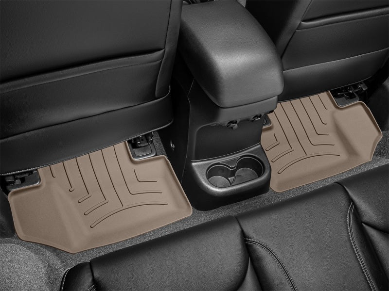 WeatherTech FloorLiner HP Rear for 2014-2016 Jeep Wrangler 2-Door in Tan - Custom Fit and Durable Protection