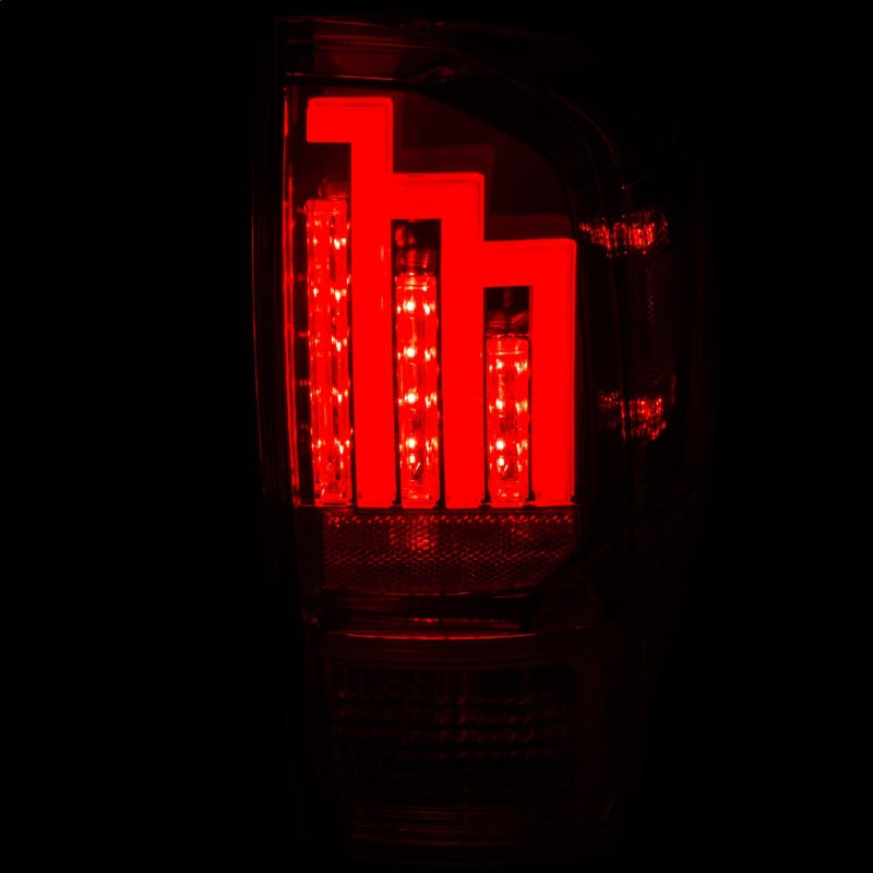 ANZO 2016-2017 Toyota Tacoma LED Taillights Red/Clear-SR1 Performance