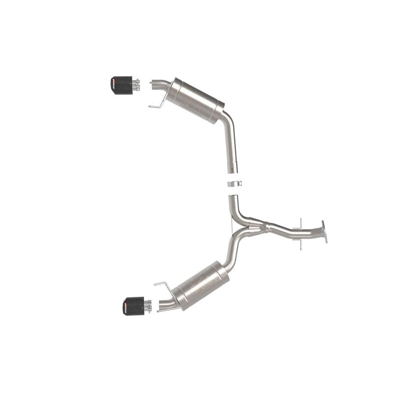 aFe POWER Takeda 06-13 Lexus IS250/IS350 SS Axle-Back Exhaust w/ Carbon Tips-SR1 Performance