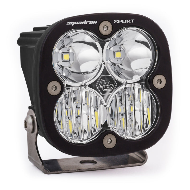Baja Designs Squadron Sport Driving/Combo Pattern Black LED Light Pod - Clear-SR1 Performance