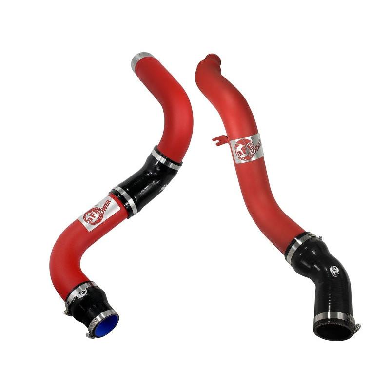 aFe Bladerunner 3in Red Intercooler Hot and Cold Side Tubes 14-15 Dodge Ram 1500 EcoDiesel V6 3.0L-SR1 Performance