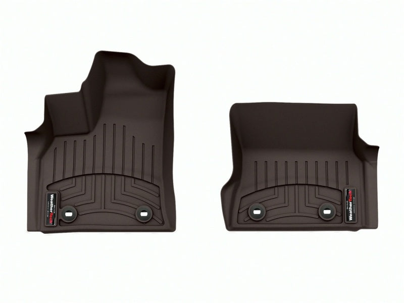 WeatherTech DigitalFit Front FloorLiner for Lexus LX 2022-2023 in Cocoa